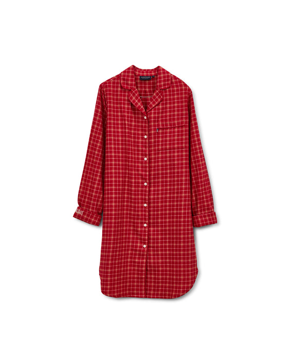 Lexington organic cotton flannel nightshirt Small