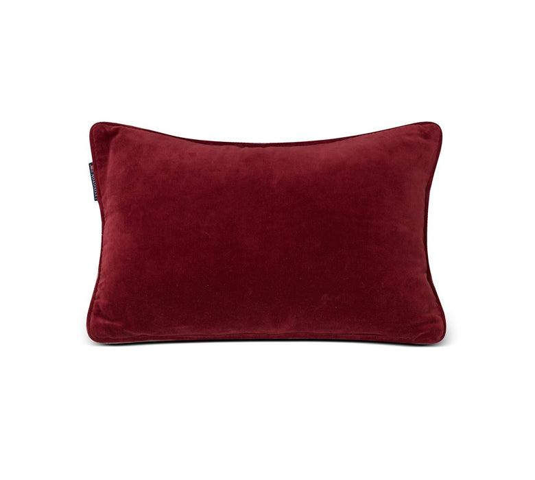 Christmas Cotton Velvet Pillow, Red