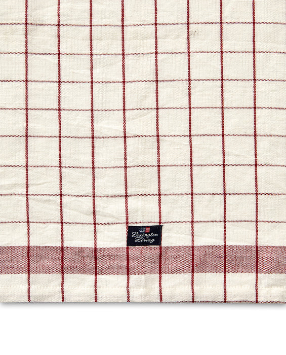 Kökshandduk Linen/Cotton Checked Kitchen Towel