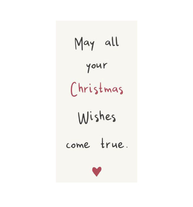 Christmas wishes servett